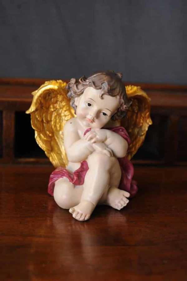 Angelo Elegance - Statuetta d’angelo in Resina - Statue di angeli