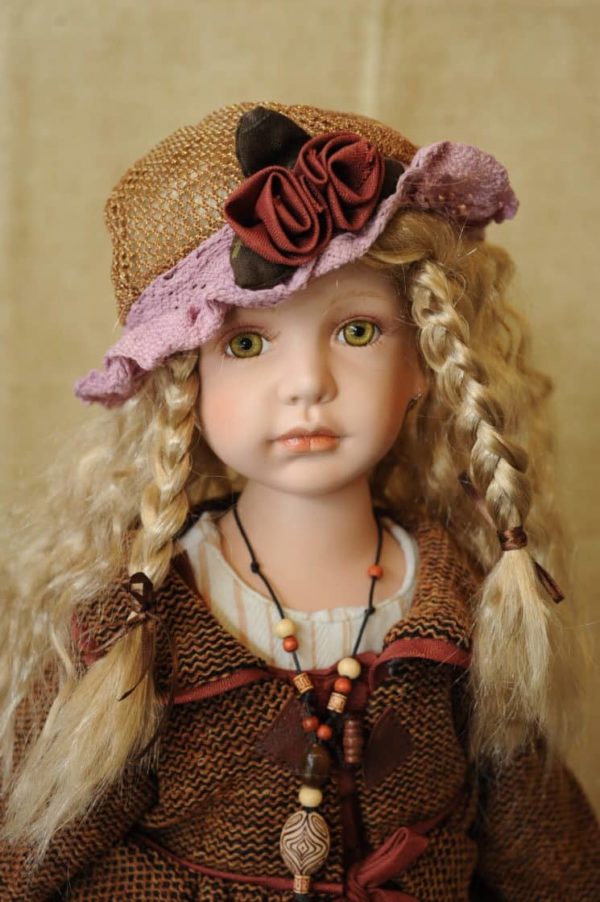 Vendita bambole in ceramica - Bambola Lilja - Bambole da collezione - Bambole in porcellana